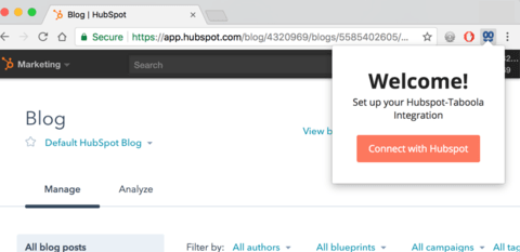 Connect to HubSpot